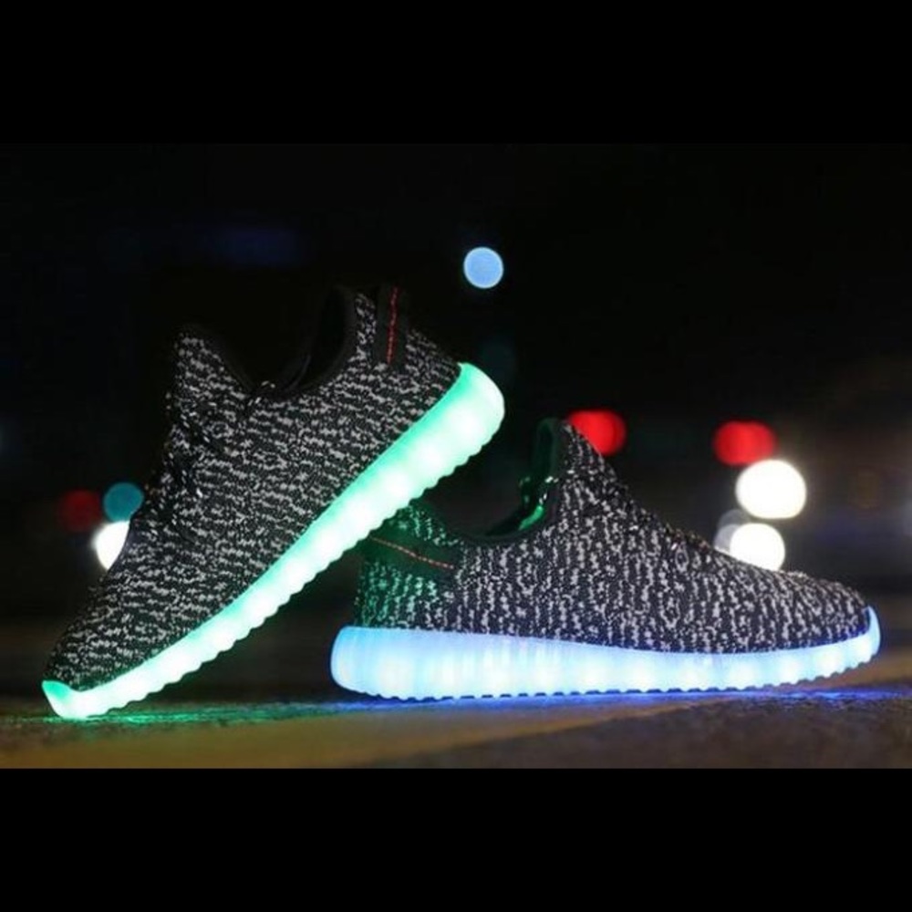 Light up yeezy style sneakers